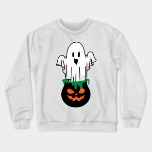 Cooking Pot Ghost Crewneck Sweatshirt